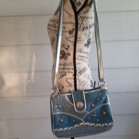 Warren Reed Denim/Silver Bag - Picture 13 of 16